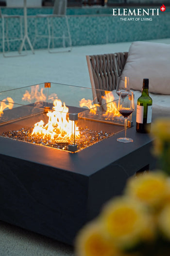 Elementi Fire Gas Fire Pit Table Roraira